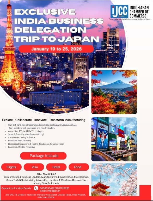 Exclusive India Business Delegation Trip to Japan